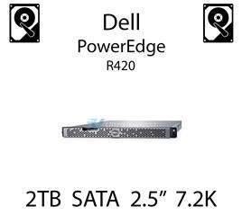 2TB 2.5" dedykowany dysk serwerowy SATA do serwera Dell PowerEdge R420, HDD Enterprise 7.2k, 600MB/s - 400-AHLZ (REF)