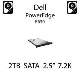 2TB 2.5" dedykowany dysk serwerowy SATA do serwera Dell PowerEdge R630, HDD Enterprise 7.2k, 600MB/s - 400-AHLZ (REF)