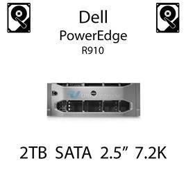 2TB 2.5" dedykowany dysk serwerowy SATA do serwera Dell PowerEdge R910, HDD Enterprise 7.2k, 600MB/s - 400-AHLZ (REF)