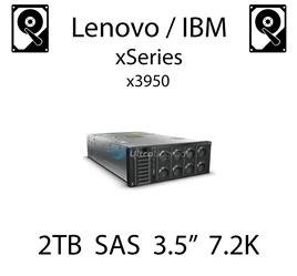 2TB 3.5" dedykowany dysk serwerowy SAS do serwera Lenovo / IBM System x3950, HDD Enterprise 7.2k, 600MB/s - 42D0767