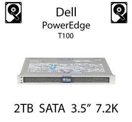 2TB 3.5" dedykowany dysk serwerowy SATA do serwera Dell PowerEdge T100, HDD Enterprise 7.2k, 3Gbps - VGY1F (REF)