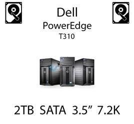 2TB 3.5" dedykowany dysk serwerowy SATA do serwera Dell PowerEdge T310, HDD Enterprise 7.2k, 6Gbps - 835R9 (REF)