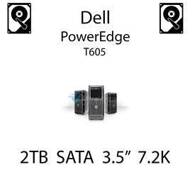 2TB 3.5" dedykowany dysk serwerowy SATA do serwera Dell PowerEdge T605, HDD Enterprise 7.2k, 3Gbps - VGY1F (REF)