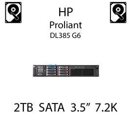 2TB 3.5" dedykowany dysk serwerowy SATA do serwera HP ProLiant DL385 G6, HDD Enterprise 7.2k - 507632-B21