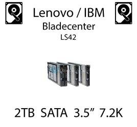 2TB 3.5" dedykowany dysk serwerowy SATA do serwera Lenovo / IBM Bladecenter LS42, HDD Enterprise 7.2k, 300MB/s - 42D0782