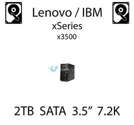 2TB 3.5" dedykowany dysk serwerowy SATA do serwera Lenovo / IBM System x3500, HDD Enterprise 7.2k, 300MB/s - 42D0782