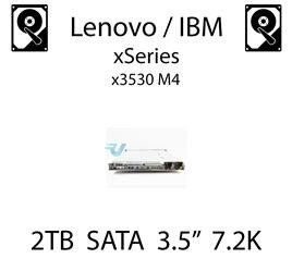 2TB 3.5" dedykowany dysk serwerowy SATA do serwera Lenovo / IBM System x3530 M4, HDD Enterprise 7.2k, 300MB/s - 42D0782