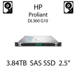 3.84TB 2.5" dedykowany dysk serwerowy SAS do serwera HP ProLiant DL360 G10, SSD Enterprise  - 872434-001