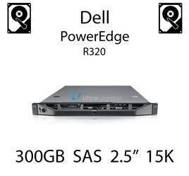 300GB 2.5" dedykowany dysk serwerowy SAS do serwera Dell PowerEdge R320, HDD Enterprise 15k - 28XYX (REF)