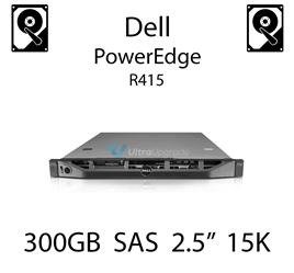 300GB 2.5" dedykowany dysk serwerowy SAS do serwera Dell PowerEdge R415, HDD Enterprise 15k - 28XYX (REF)