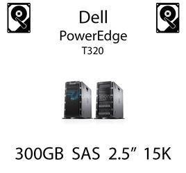 300GB 2.5" dedykowany dysk serwerowy SAS do serwera Dell PowerEdge T320, HDD Enterprise 15k - 28XYX (REF)