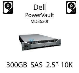 300GB 2.5" dedykowany dysk serwerowy SAS do serwera Dell PowerVault MD3620f, HDD Enterprise 10k - 400-AJOU (REF)