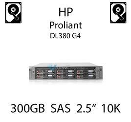 300GB 2.5" dedykowany dysk serwerowy SAS do serwera HP ProLiant DL380 G4, HDD Enterprise 10k - 493083-001