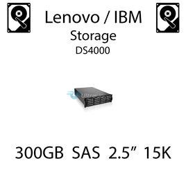 300GB 2.5" dedykowany dysk serwerowy SAS do serwera Lenovo / IBM Storage DS4000, HDD Enterprise 15k, 600MB/s - 81Y9670