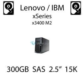 300GB 2.5" dedykowany dysk serwerowy SAS do serwera Lenovo / IBM System x3400 M2, HDD Enterprise 15k, 600MB/s - 81Y9670