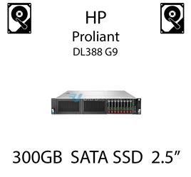 300GB 2.5" dedykowany dysk serwerowy SATA do serwera HP ProLiant DL388 G9, SSD Enterprise  - 739954-001