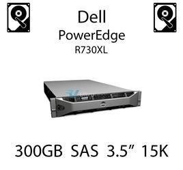 300GB 3.5" dedykowany dysk serwerowy SAS do serwera Dell PowerEdge R730XL, HDD Enterprise 15k, 6Gbps - F617N (REF)