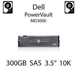 300GB 3.5" dedykowany dysk serwerowy SAS do serwera Dell PowerVault MD3000, HDD Enterprise 10k, 3072MB/s - FW956 (REF)