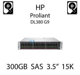 300GB 3.5" dedykowany dysk serwerowy SAS do serwera HP ProLiant DL380 G9, HDD Enterprise 15k, 12Gbps - 737261-B21