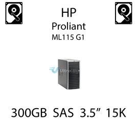 300GB 3.5" dedykowany dysk serwerowy SAS do serwera HP ProLiant ML115 G1, HDD Enterprise 15k, 3072MB/s - 431950-B21