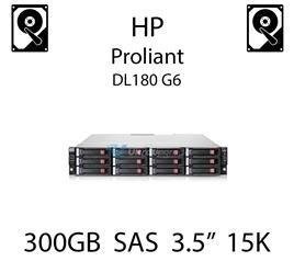 300GB 3.5" dedykowany dysk serwerowy SAS do serwera HP Proliant DL180 G6, HDD Enterprise 15k, 3072MB/s - 416127-B21 (REF)