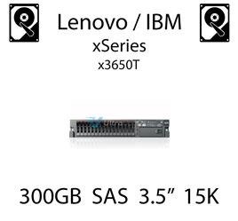 300GB 3.5" dedykowany dysk serwerowy SAS do serwera Lenovo / IBM Bladecenter T, HDD Enterprise 15k, 600MB/s - 49Y6092