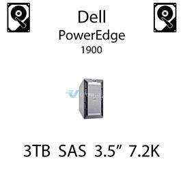 3TB 3.5" dedykowany dysk serwerowy SAS do serwera Dell PowerEdge 1900, HDD Enterprise 7.2k, 6Gbps - 698PM (REF)