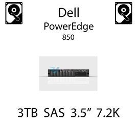 3TB 3.5" dedykowany dysk serwerowy SAS do serwera Dell PowerEdge 850, HDD Enterprise 7.2k, 6Gbps - 698PM (REF)