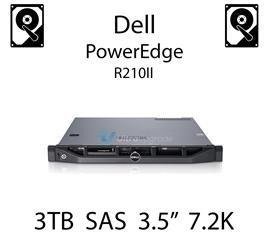 3TB 3.5" dedykowany dysk serwerowy SAS do serwera Dell PowerEdge R210 II, HDD Enterprise 7.2k, 6Gbps - 698PM (REF)