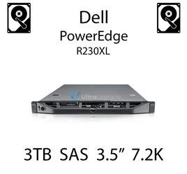 3TB 3.5" dedykowany dysk serwerowy SAS do serwera Dell PowerEdge R230XL, HDD Enterprise 7.2k, 6Gbps - 091K8T (REF)