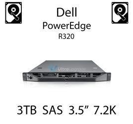 3TB 3.5" dedykowany dysk serwerowy SAS do serwera Dell PowerEdge R320, HDD Enterprise 7.2k, 6Gbps - 091K8T (REF)