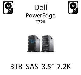 3TB 3.5" dedykowany dysk serwerowy SAS do serwera Dell PowerEdge T320, HDD Enterprise 7.2k, 6Gbps - 091K8T (REF)