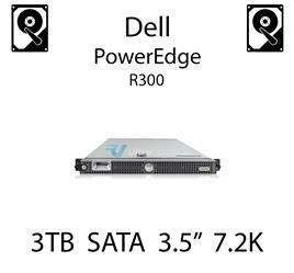 3TB 3.5" dedykowany dysk serwerowy SATA do serwera Dell PowerEdge R300, HDD Enterprise 7.2k, 600MB/s - HHD4K (REF)