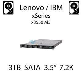 3TB 3.5" dedykowany dysk serwerowy SATA do serwera Lenovo / IBM System x3550 M5, HDD Enterprise 7.2k, 600MB/s - 81Y9798