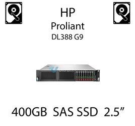 400GB 2.5" dedykowany dysk serwerowy SAS do serwera HP ProLiant DL388 G9, SSD Enterprise  - 802907-001