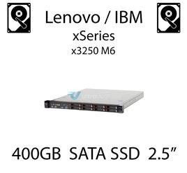 400GB 2.5" dedykowany dysk serwerowy SATA do serwera Lenovo / IBM System x3250 M6, SSD Enterprise , 600MB/s - 00YC325