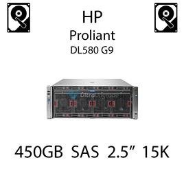 450GB 2.5" dedykowany dysk serwerowy SAS do serwera HP Proliant DL580 G9, HDD Enterprise 15k, 12Gb/s - 759547-001