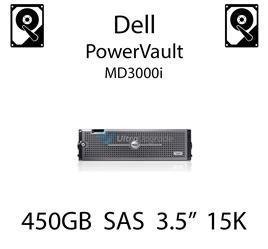 450GB 3.5" dedykowany dysk serwerowy SAS do serwera Dell PowerVault MD3000i, HDD Enterprise 15k, 6Gbps - X163K (REF)