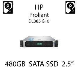 480GB 2.5" dedykowany dysk serwerowy SATA do serwera HP ProLiant DL385 G10, SSD Enterprise  - 868818-B21 (REF)