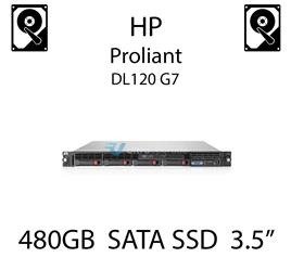 480GB 3.5" dedykowany dysk serwerowy SATA do serwera HP ProLiant DL120 G7, SSD Enterprise , 6Gbps - 728741-B21