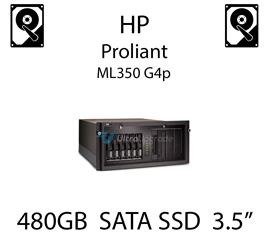 480GB 3.5" dedykowany dysk serwerowy SATA do serwera HP ProLiant ML350 G4p, SSD Enterprise , 6Gbps - 728741-B21