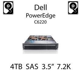 4TB 3.5" dedykowany dysk serwerowy SAS do serwera Dell PowerEdge C6220, HDD Enterprise 7.2k, 6Gbps - 0202V7 (REF)