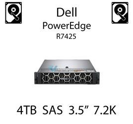 4TB 3.5" dedykowany dysk serwerowy SAS do serwera Dell PowerEdge R7425, HDD Enterprise 7.2k, 12Gbps - 400-ATKL (REF)