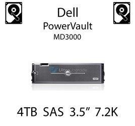 4TB 3.5" dedykowany dysk serwerowy SAS do serwera Dell PowerVault MD3000, HDD Enterprise 7.2k, 6Gbps - 202V7 (REF)