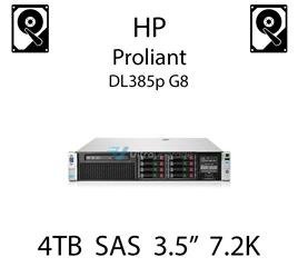 4TB 3.5" dedykowany dysk serwerowy SAS do serwera HP ProLiant DL385p G8, HDD Enterprise 7.2k, 768MB/s - 695842-001