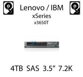 4TB 3.5" dedykowany dysk serwerowy SAS do serwera Lenovo / IBM System x3650T, HDD Enterprise 7.2k, 600MB/s - 00W1543