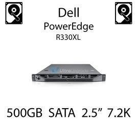 500GB 2.5" dedykowany dysk serwerowy SATA do serwera Dell PowerEdge R330XL, HDD Enterprise 7.2k, 320MB/s - 00X3Y (REF)