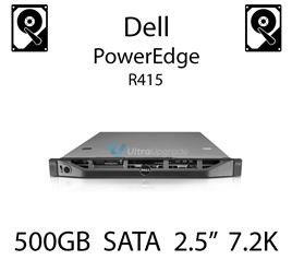 500GB 2.5" dedykowany dysk serwerowy SATA do serwera Dell PowerEdge R415, HDD Enterprise 7.2k, 300MB/s - J770N (REF)