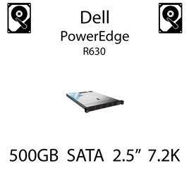 500GB 2.5" dedykowany dysk serwerowy SATA do serwera Dell PowerEdge R630, HDD Enterprise 7.2k, 300MB/s - J770N (REF)