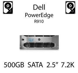 500GB 2.5" dedykowany dysk serwerowy SATA do serwera Dell PowerEdge R910, HDD Enterprise 7.2k, 300MB/s - J770N (REF)